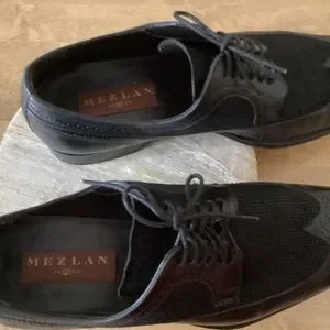 Mezlan Vero Cuoio Men’s Black Wingtip Dress Shoe Size 10M Mezlan | Shoes | Mezlan Vero Cuoio Mens Black Wingtip Dress  main image 2